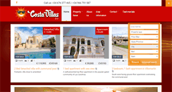 Desktop Screenshot of costavillas.net